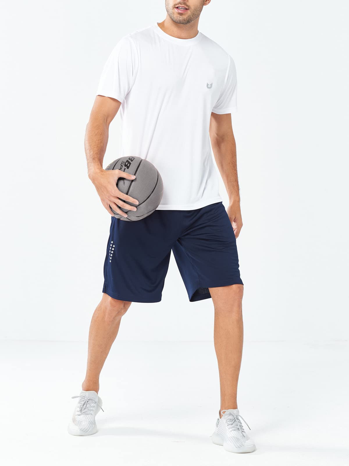 NORTHYARD Pantalones cortos deportivos de baloncesto de 10 pulgadas para hombre, de secado rápido, pantalones cortos de entrenamiento de malla ligeros para hombres ejercicio