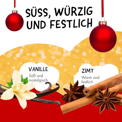 Belly® Hundeparfum -100ml - Weihnachtsedition - Vanille- und Zimtduft Duftspray für Hunde & Welpen - Hundedeo Alkoholfrei & pH-neutral - Fellpflege & Hundepflege