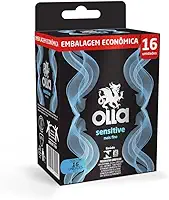 Preservativo Lubrificado Olla Sensitive 16 unidades, Olla