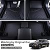 MJBYMAT Floor Mats for 2024 2025 2026 Subaru Crosstrek/Impreza (Not for Hybrid), TPE All Weather Protection Car Mats Floor Liners Automotive Accessories,Black