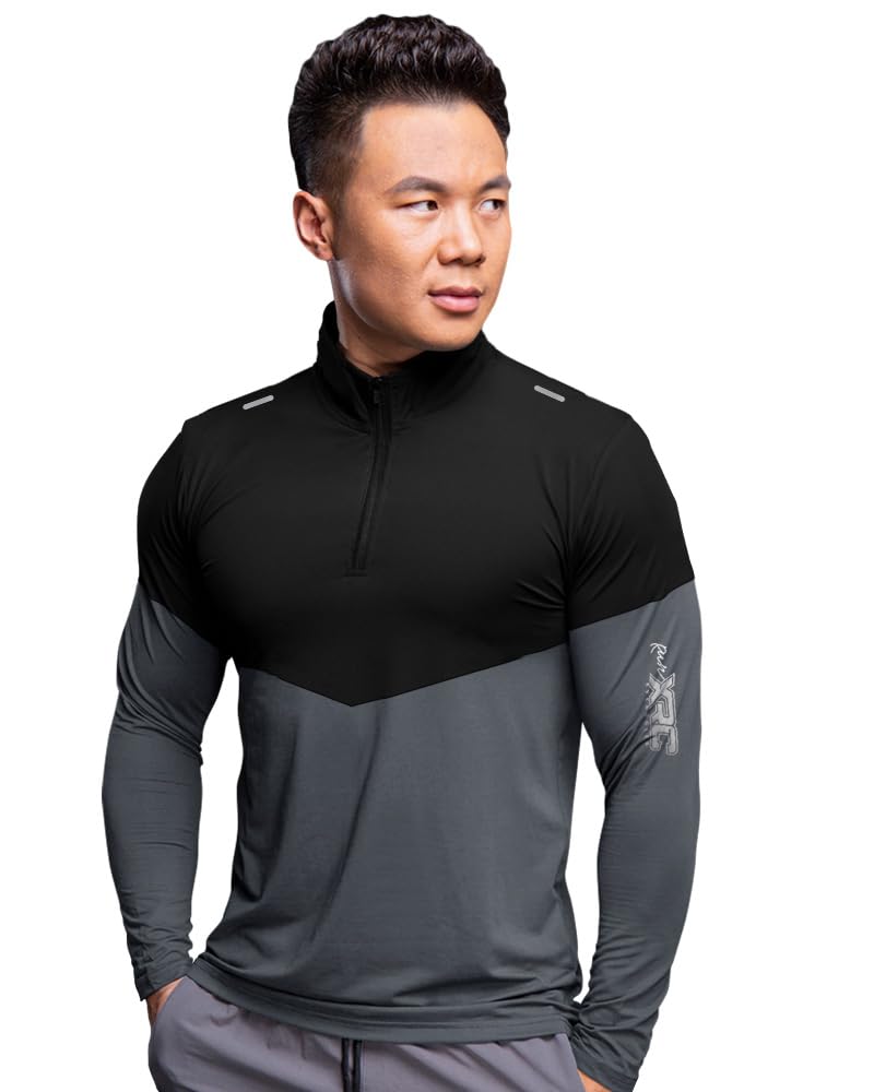 Noble Monk Men's Active wear Regular Fit T Shirt |Full Sleeves |Casual T-Shirt for Men