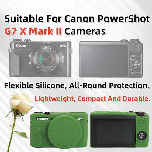 Funda de silicona para cámara Canon G7 X Mark II miniatura 2