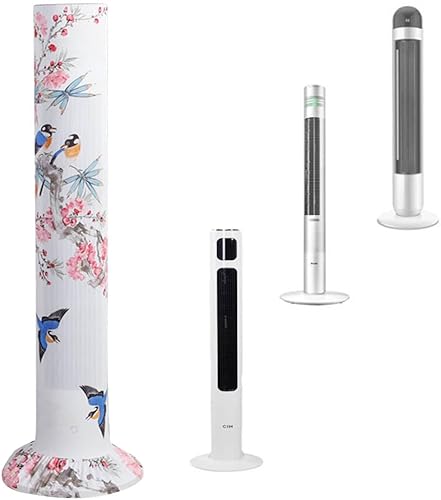 Vista 12 de VIOKKO Tower Fan Dust Cover Dustproof Tower Cover Washable Tower Sleeve Dust-Proof Protective Cover for Household Tower Fan Pedestal Fan Floor Fan