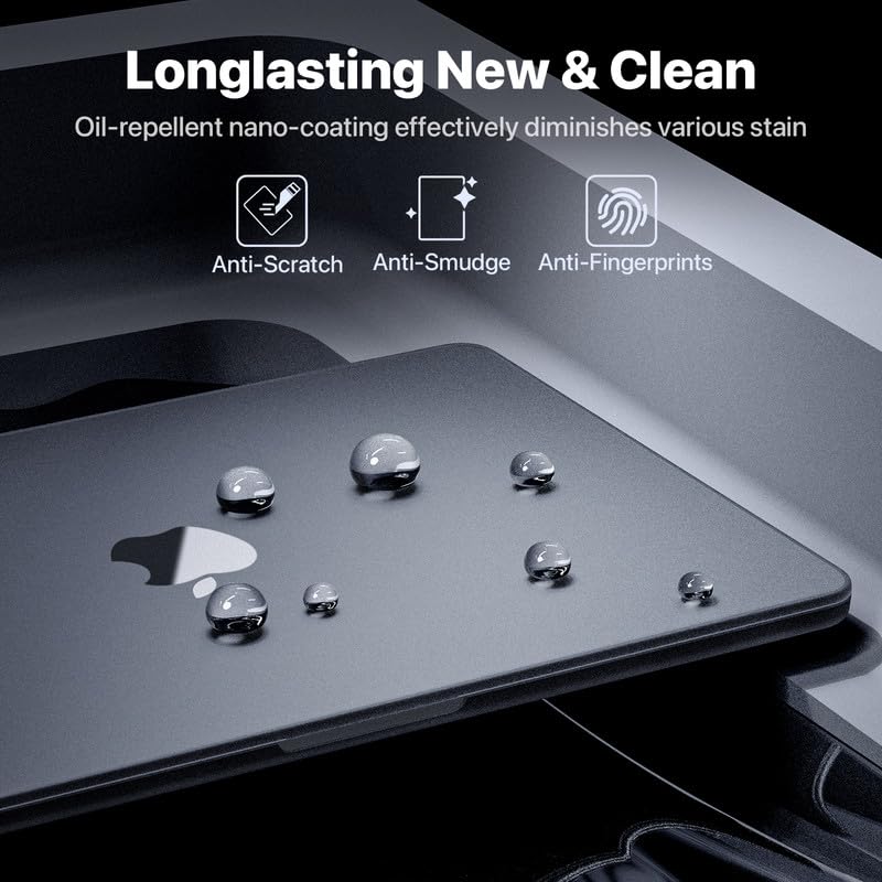 Image of Soonjet for MacBook Air 13 inch Case, M5 M4 M3 M2, 2022-2026 A3449 A3240 A3113 A2681, Color Matched, Snap-On Design, Fingerprint & Scratch Resistant, Hard Shell Protective Matte Cover for Mac Air 13.6