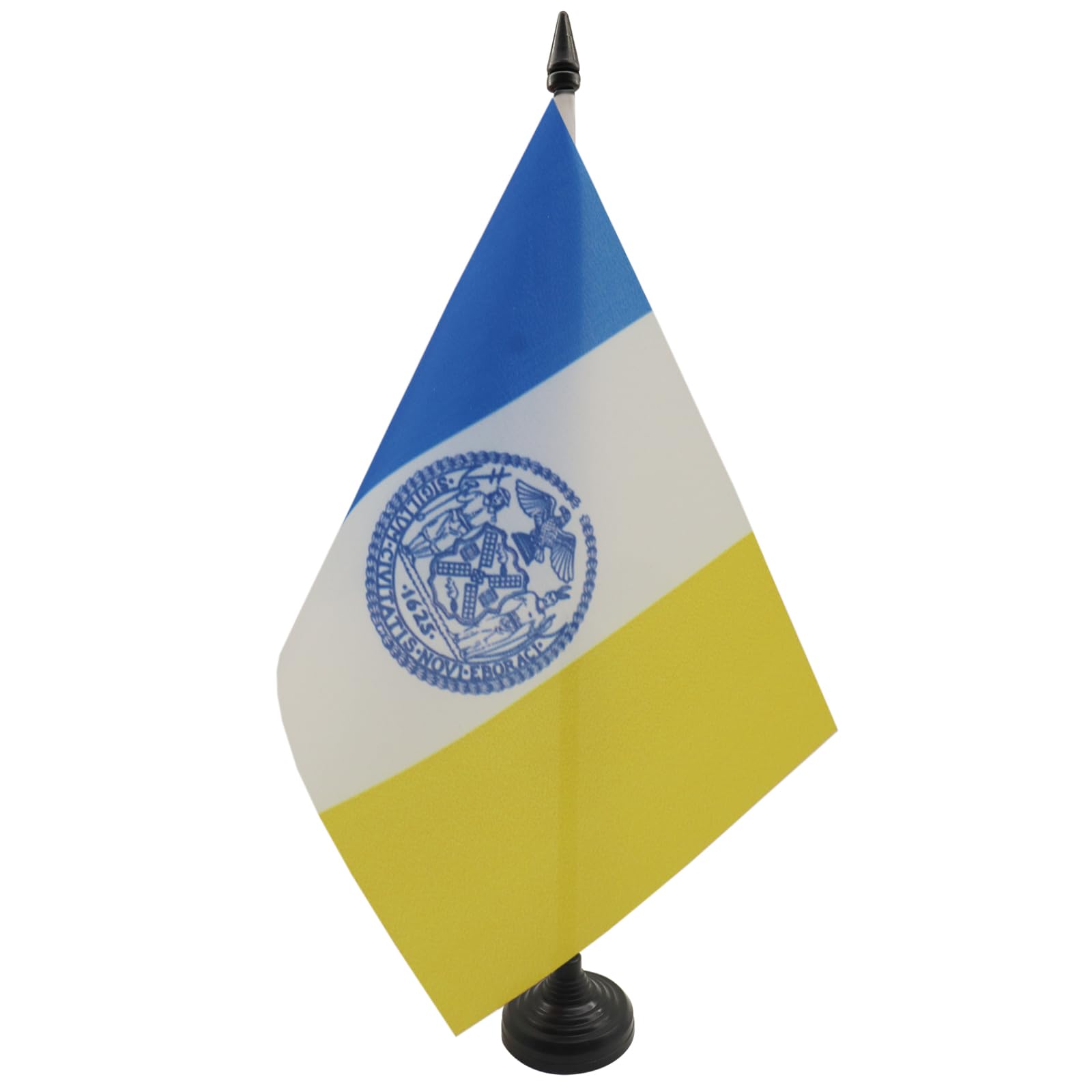 Petits drapeaux américains New York City 21x14cm avec socle bureau