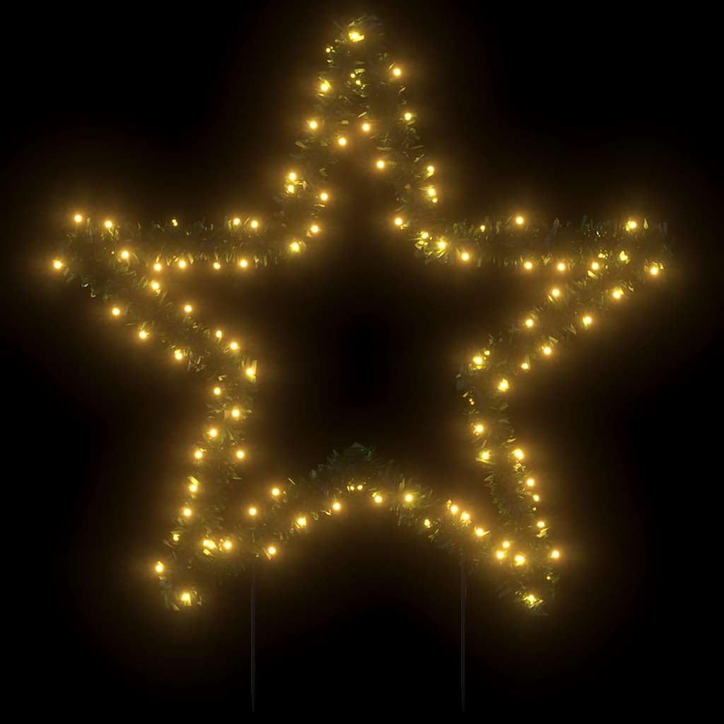 Décoration Lumineuse étoile de Noël avec piquets 115 LED 85 cm,Éclairage de Noël,2.01kg-357724