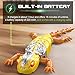 Wall Crawler Gecko Remote Control Winktoys,Wall Climbing Gecko Toy,Remote Control Lizard Crawler with Led Lights,Birthday Gifts for Kids,Redemption Toys for Children with Autism (Yellow)
