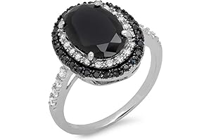 925 Sterling Silver Black Onyx Band Ring