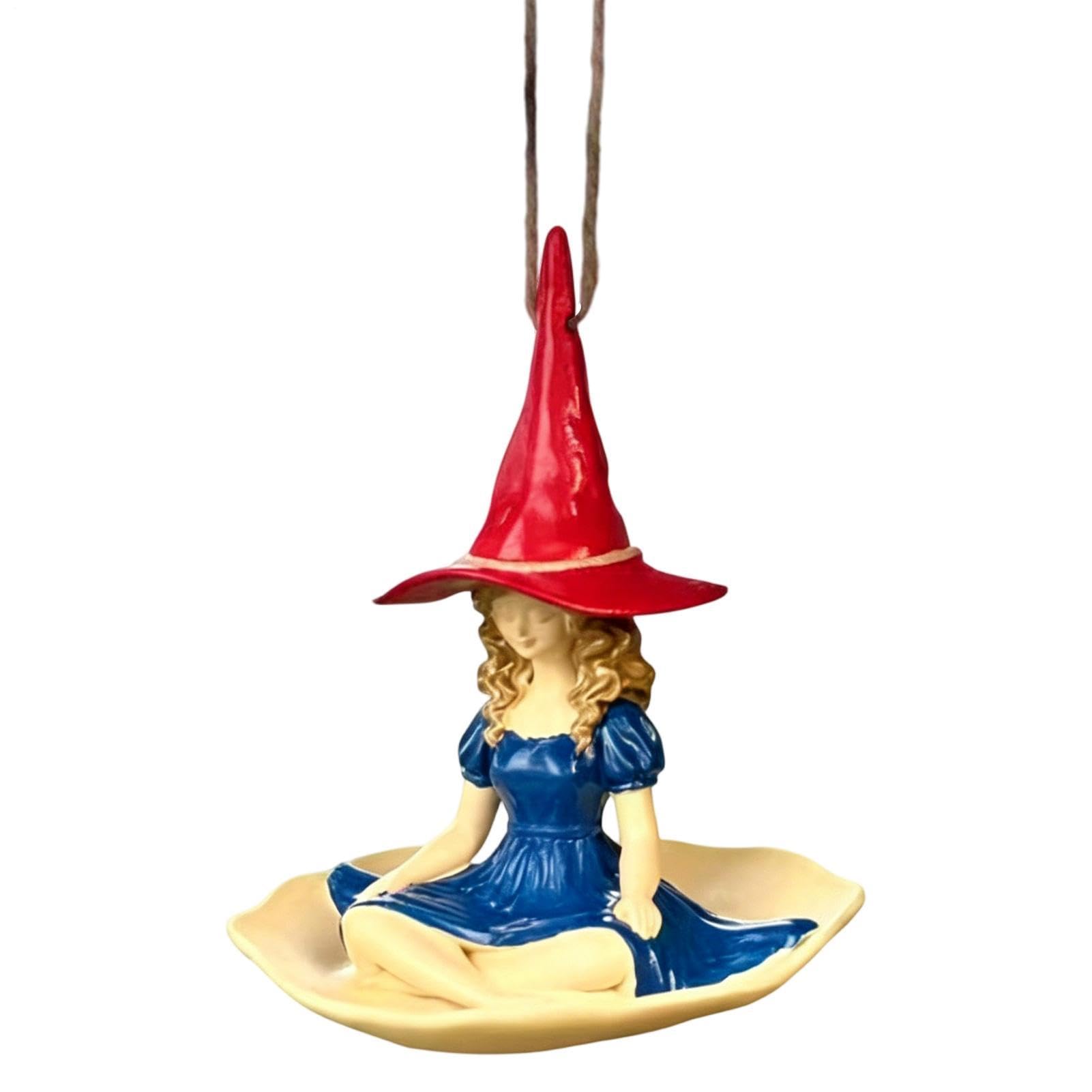 Mangeoire pour oiseaux d'extérieur et statue de jardin en résine mignon