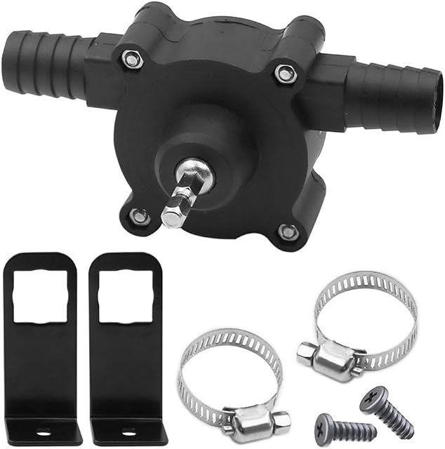 Pompe électrique pour l'essence d'eau Diesel Mini Pompes de transfert de fluides auto-primantes à main Vitesse de pompage rapide