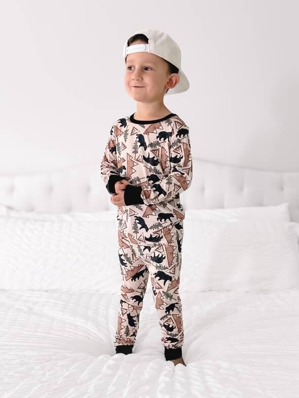 Image of ITSY BITSY BOUTIQUE Viscose Bamboo Baby Pajamas - Boys and Girls Footie Sleeper Convertible 2-Way Zipper Sleeper