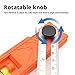 Adjustable Positioning Marking Protractor Tool, Multifunctional Depth Measuring Ruler with Angle Marking 15°-90°, Level & Fixed Point Marking, Angle Finder Woodworking Ruler