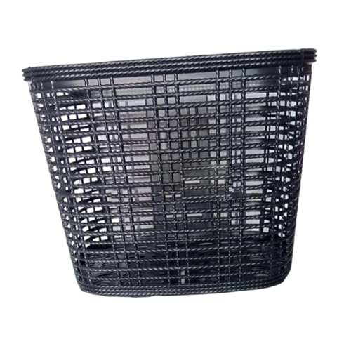 Menolana Bike Basket Front Riding Pet Carrier Grocery Shopping for Folding Bikes Water Resistant Bicycle Front Basket Storage Baskets, Black