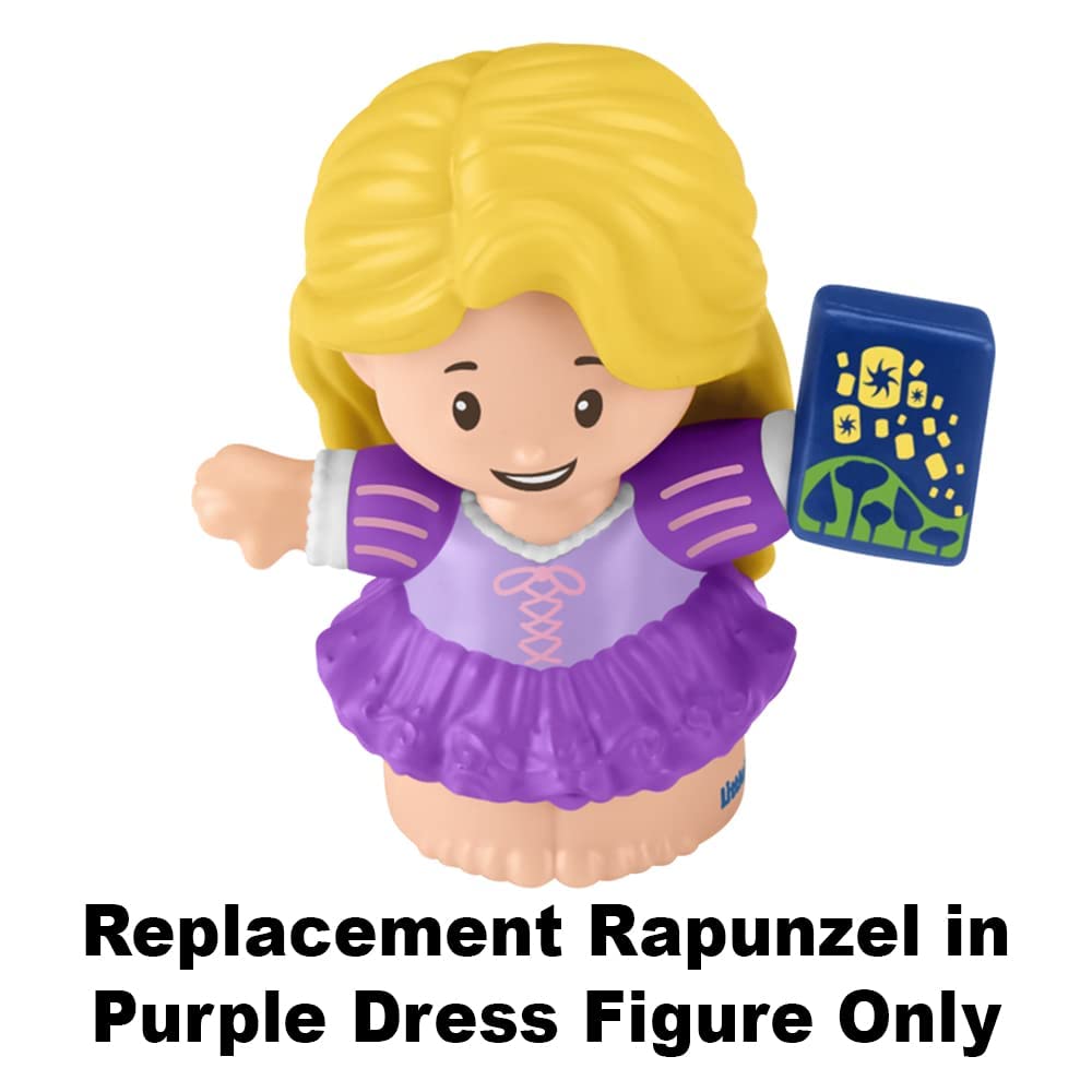 Ersatzteil für Fisher-Price Little People Princess Figure Pack - GKG98 ~ Ersatz-Rapunzel-Figur im lila Kleid