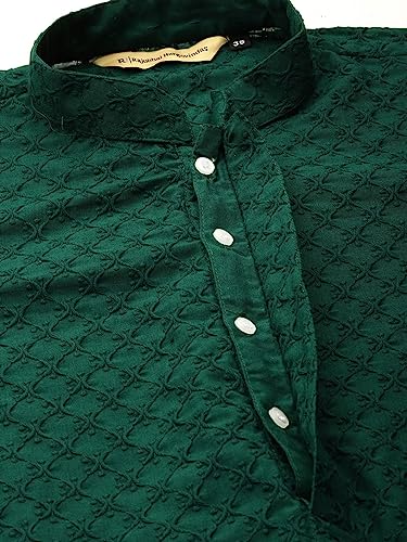 Men's Chikankari Embroidered Kurta And Chudidar Set2