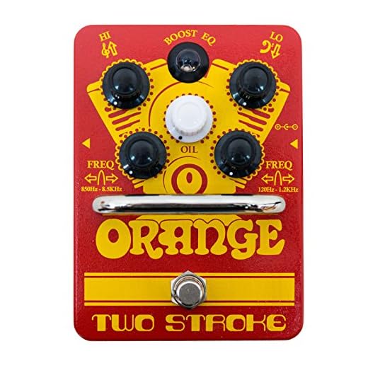 Orange Two Stroke Active Dual-Parametric EQ/Boost Guitar Effects Pedal