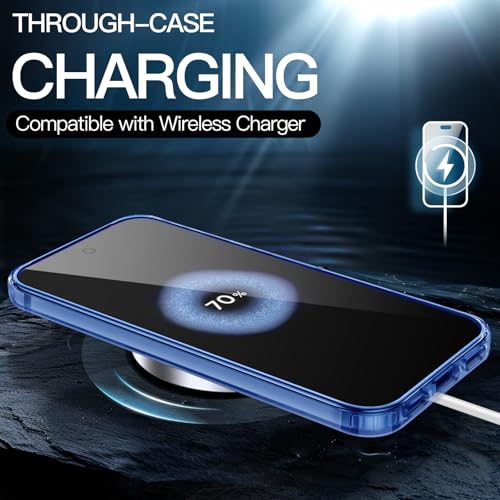 Image of JETech Cover Case for Google Pixel 10 /10 Pro 2025, Non-Yellowing Shockproof Bumper Protective Phone Cover, Anti-Scratch Hard PC Back (Indigo)