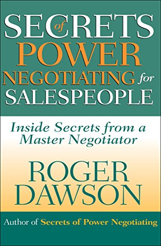 Cover of Secrets of Power Negotiating for Salespeople: Inside Secrets from a Master Negotiator