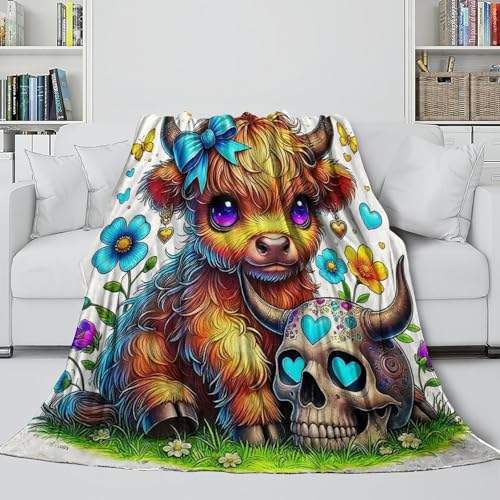 Couverture microfibre douce effet 3D jeté de canapé de qualité supérieure
