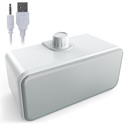 ANSTEN Wired Speakers for TV No Delay, Clear Voice TV Speakers Wired with 5M Long Cord, Personal Speaker with Headphone Jack, Easy Operation, TV Speakers for Hard of Hearing and Seniors