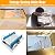 TECHTONGDA Attic Ladder Pull Down Ceiling Folding Loft Ladder Stairs 13 Steps Alloy Attic Access Ladder Blue Attic Stairs 27.5x39.4in/ 70x100cm Opening Size Folding Extension Ladder 10.5 feet Height