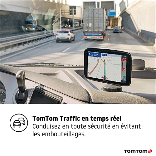TomTom GPS Poids Lourd GO Expert - Écran Capacitif 5", POI et parcours personnalisé pour poids-lourd, TomTom Traffic, Cartographie Monde, alerte des zones de danger, mises à jour rapides via Wi-Fi - Image 6
