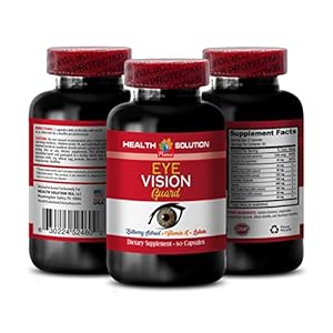Eye with Lutein – Eye Vision Guard (with Lutein, ZEAXANTHIN and Bilberry Extract) – Lutein Eye Vitamins – Eye Vitamins…