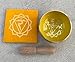 DharmaObjects Tibetan Solar Plexus Chakra Premium Palm Size Singing Bowl Gift Box Set