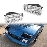 GTINTHEBOX for 1985 1986 1987 1988 1989 1990 1991 1992 Chevy Camaro Front Bumper Turn Signal Light Clear Lens Housing Assembly