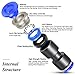 TAILONZ PNEUMATIC 3/8 inch od Push to Connect Fittings Pneumatic Fittings kit 5 Spliters+5 Elbows+5 tee+5 Straight (20 pcs)