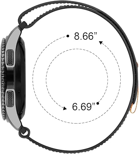 Miniatura 4 de MroTech Trail Loop - Correa deportiva de nailon ajustable de 0.86 pulgadas, compatible con Samsung Galaxy Watch de 1.81 pulgadas, Galaxy Watch 3 de