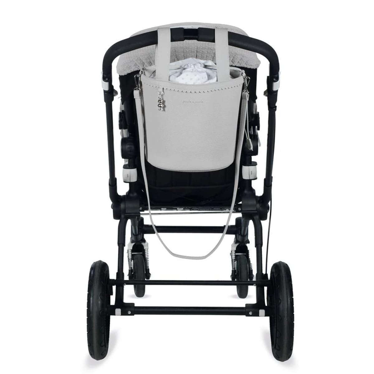 Pasito a Pasito BORSA BUCKET ICON SMOKE, grigio