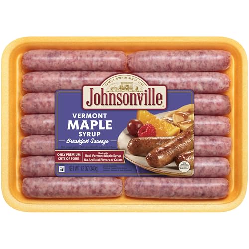 Johnsonville Vermont Maple Syrup Breakfast Sausage, 14 Links, 12 oz