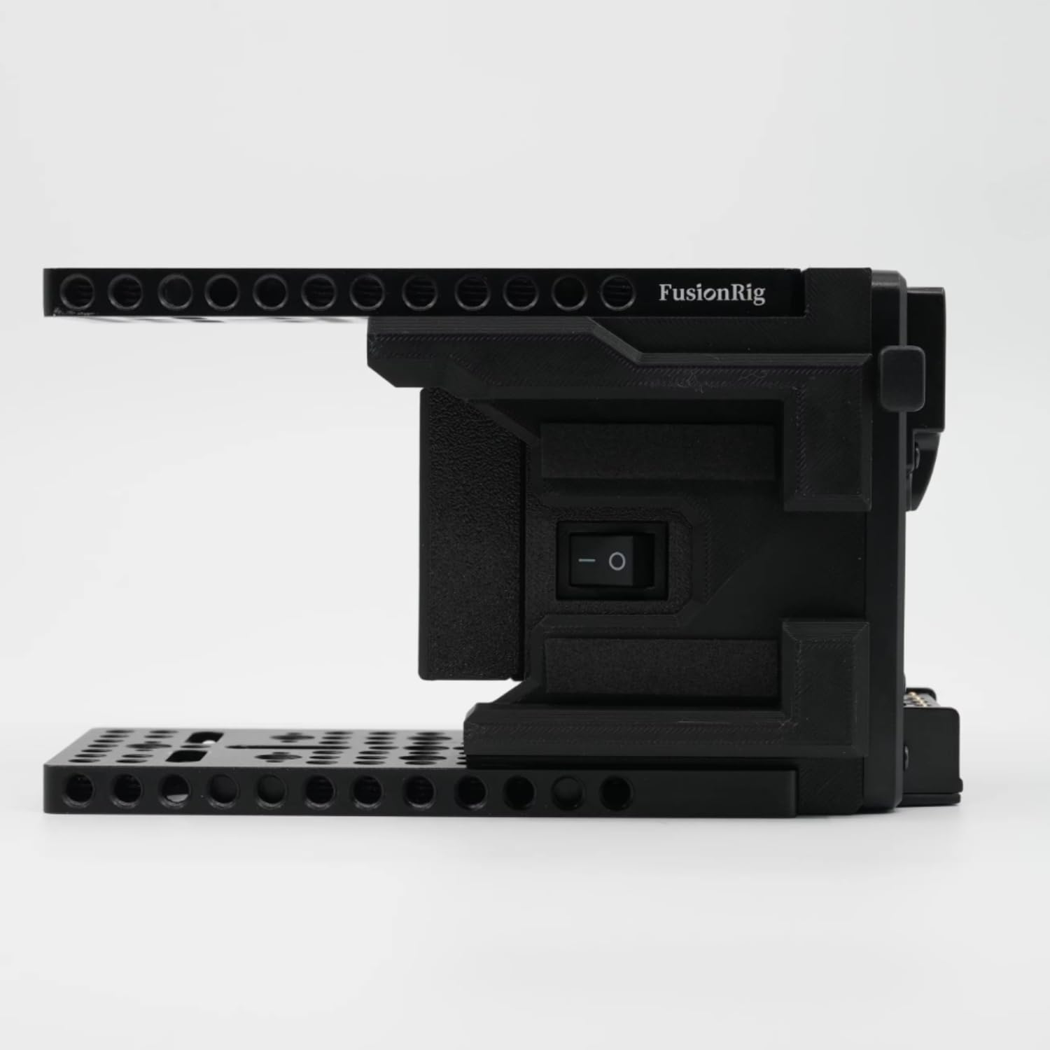 Fusion Rig Cineback-Kamerakäfig-Erweiterungsmodul V-Mount-Platte, D-Tap-Splitter, stoßfester Bildschirmspeicher für ZV-E1-Kamerakäfig(for Smal lRig 4257 Cage Size)