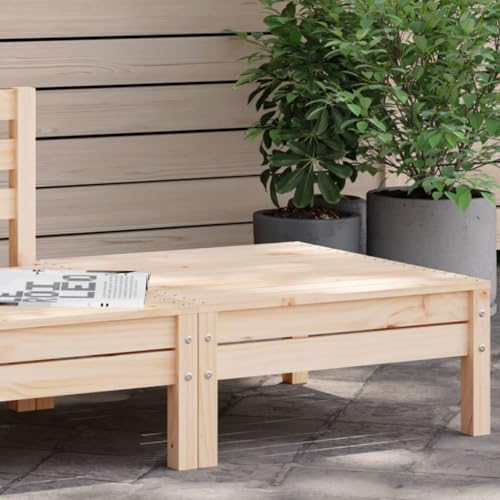 Reposapiés de jardín de madera maciza, la base firme y cómoda para tu relax exterior 2