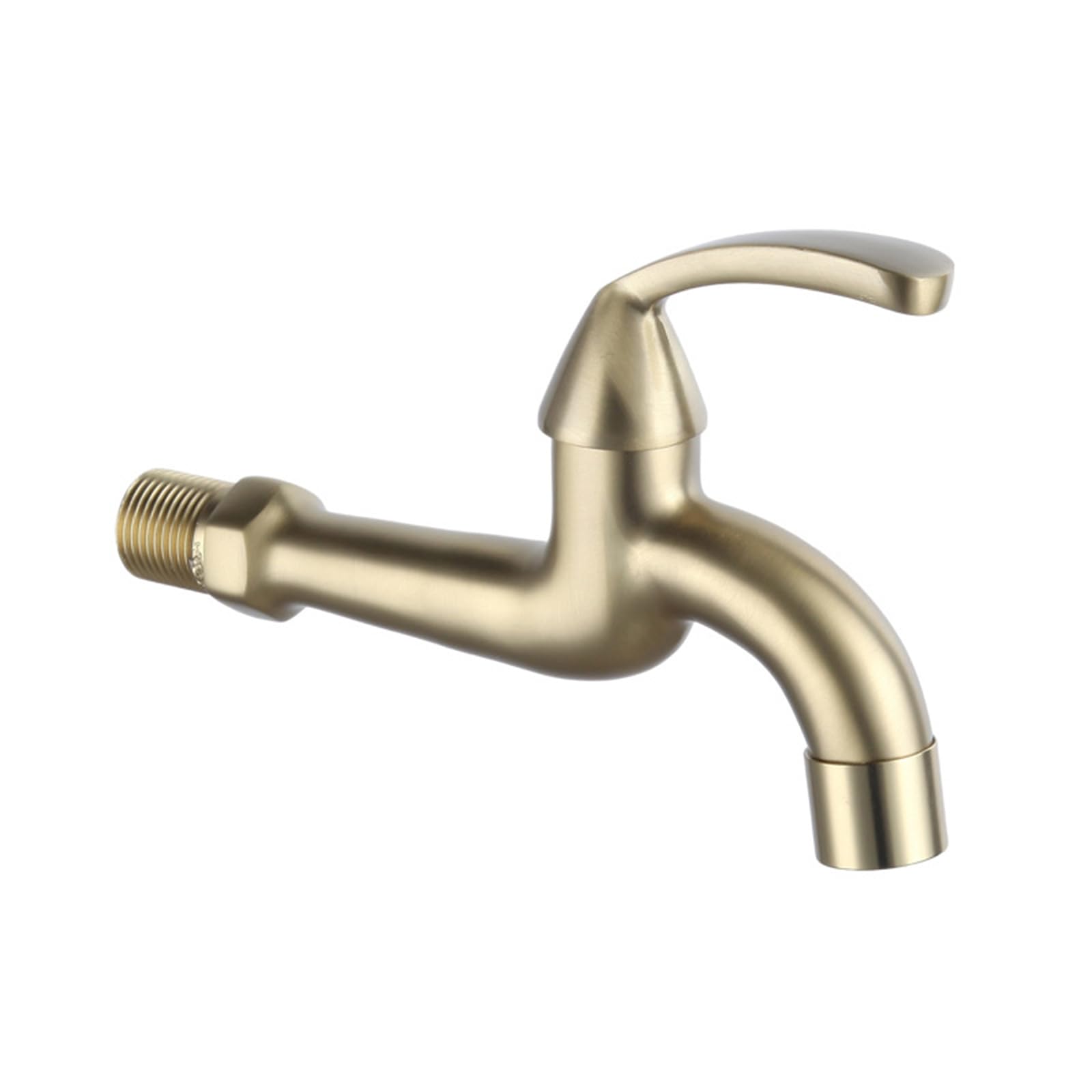 Grifo Agua Fria Pared 1/2 Oro Cepillado