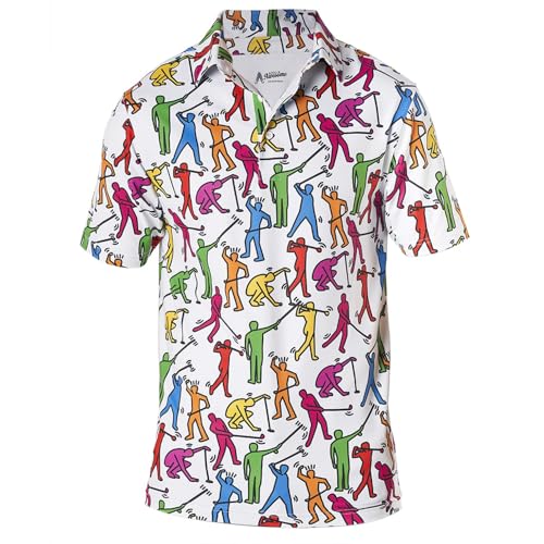 Image of Royal & Awesome Funny Golf Shirts for Men, Mens Golf Shirt, Crazy Golf Shirts for Men, Fun Golf Polos for Men, Mens Polo Golf