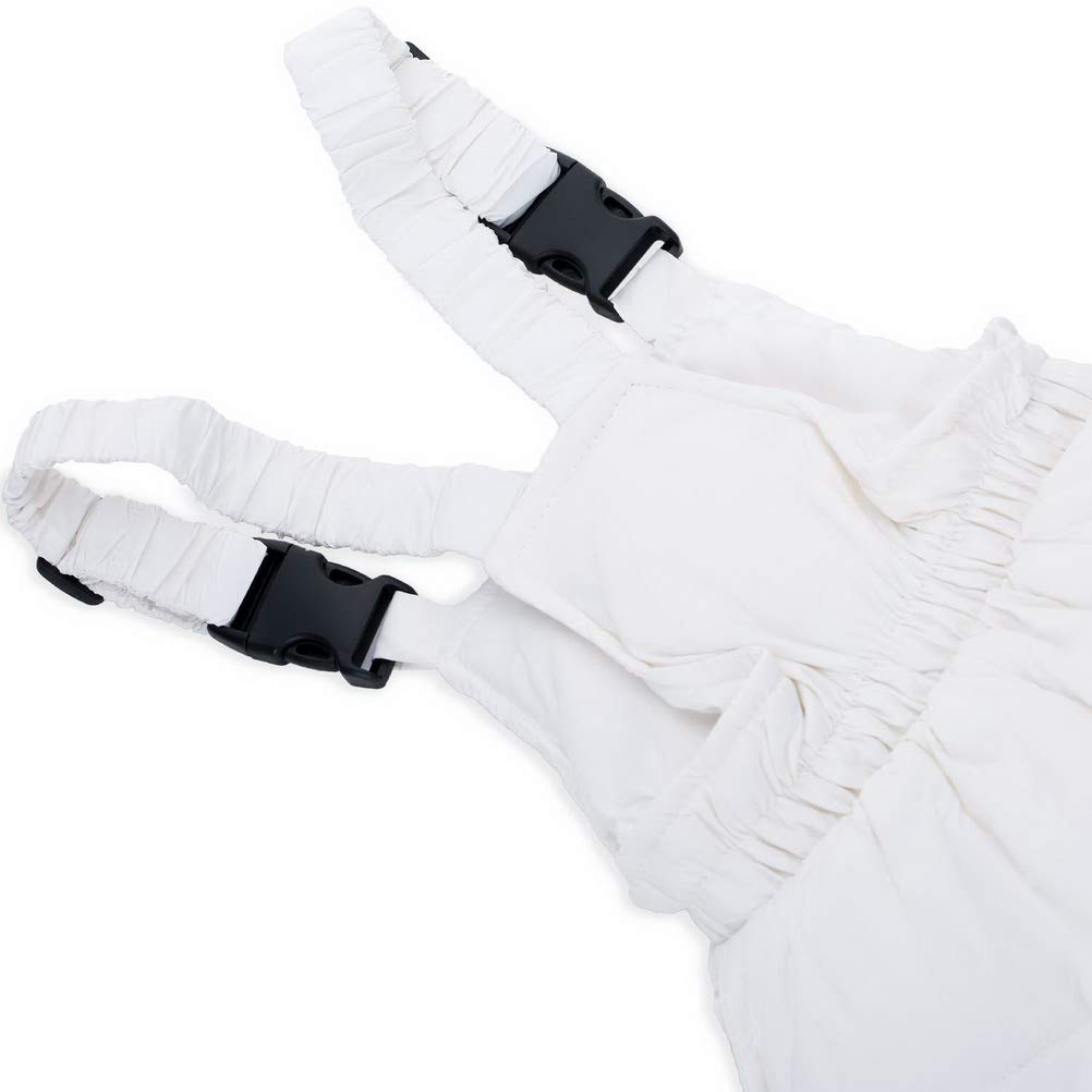 Snowsuit da Unisex Bambini Tuta da Sci Piumino Trapuntato + Salopette 2 Pezzi Tutone Inverno 4-13 Anni