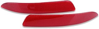 1 Pair X5 3.0 Rear Reflector, Keenso Painted Rear Reflector Set Left and Right Rear Bumper Reflector for E70 X5 2007-2013 63217158949 63217158950
