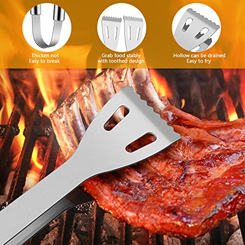 Grillbesteck Set 16-teilig – Edelstahl BBQ Werkzeug mit Tasche – Ansicht 4
