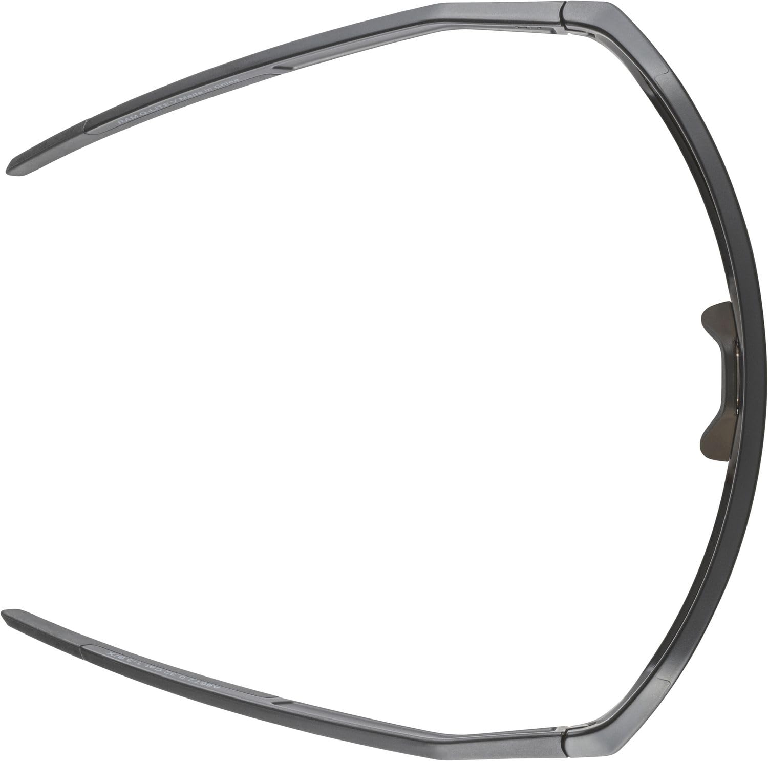 ALPINA RAM Q-LITE V, okulary sportowe dla dorosłych, czarne matowe, jeden rozmiar, 100% ochrona przed promieniowaniem UV-A, UVB i UV-C