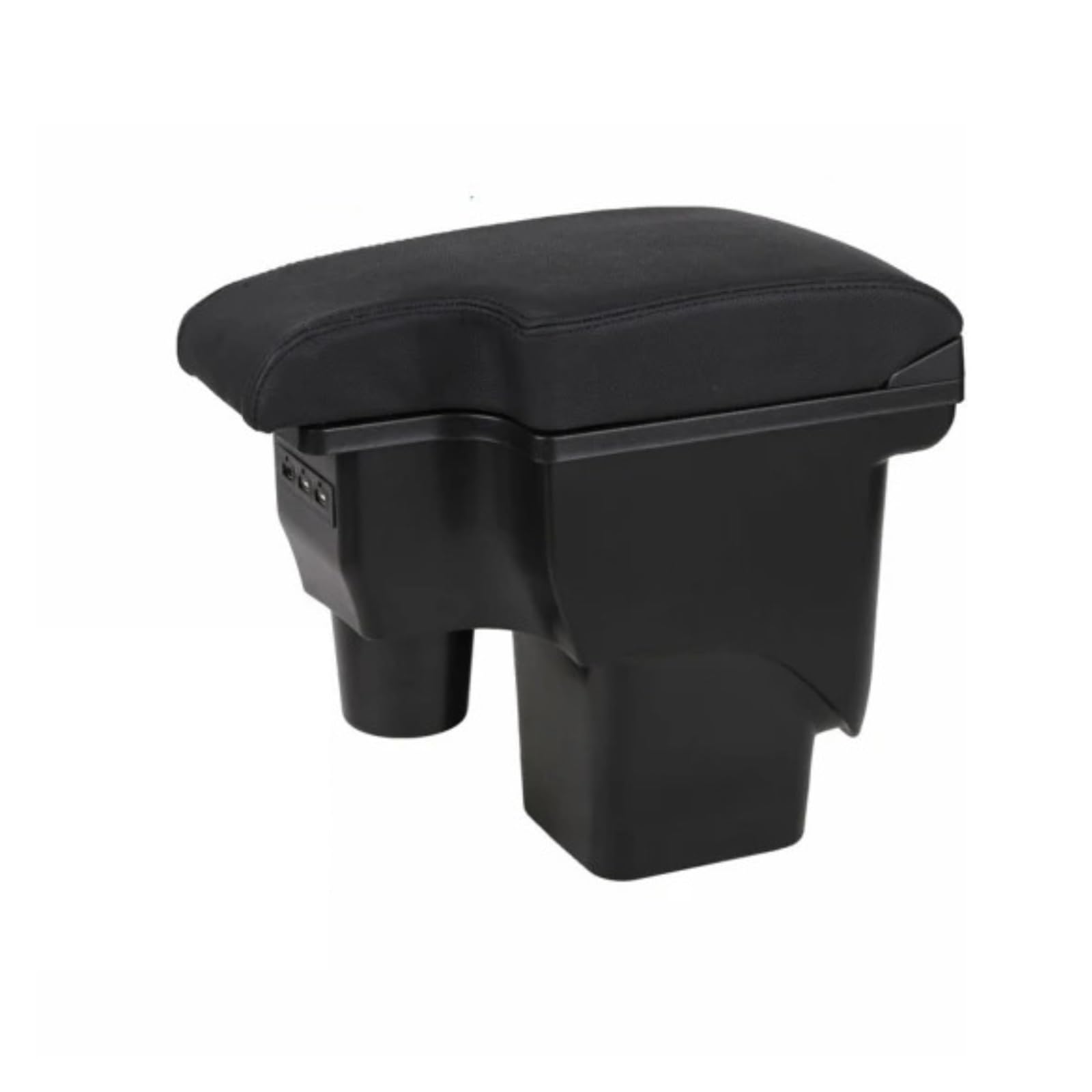 Umdjju Black Black Line For Focus 2 For Mk2 Armrest Box Central Store Content Storage Car Centre Console Armrest Box(Black Black Line)
