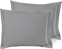 Vista 19 de Nestl Juego de 2 fundas de almohada suaves de microfibra de doble cepillado, fundas de almohada de cama prémium estilo hotel, con brida decorativa