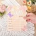 Hello World Newborn Sign, 5.8 x 7.4 Inch Butterfly Daisy Baby Announcement Sign Wooden Bow Birth Welcome Board for Newborn Boys Girls Photo Props Baby Shower Hospital Nursery