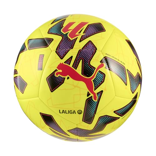 Puma Unisex Orbita LaLiga 1 Machine Stitched Soccer Ball, Fluo