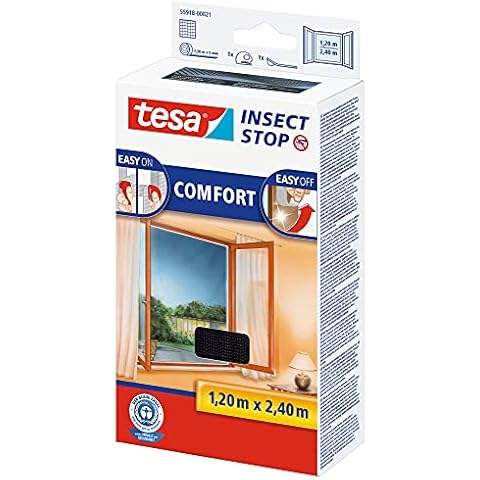 Malla Mosquitera COMFORT para Ventanas Francesas sin Taladrar Cover