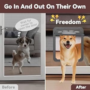 Dog Screen Door with Magnetic Closure Pet Screen Door for Sliding Screen Door/Window Lockable Door for Dog Dog Screen Door with Magnetic Closure Pet Screen Door for Sliding Screen DoorWindow Lockable Door for Dog