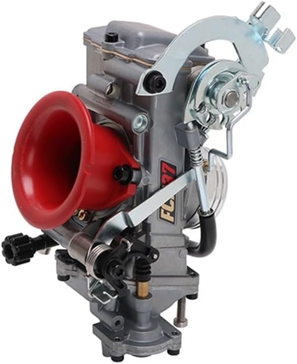 Motorcycle ZINC 28 33 35 37 39 41 MM FCR Carburetor Power Jet Add Power 30% for Keihin CRF450 S450 for Husqvarna450 for Racing Motor Motorcycle Accessories(28mm)