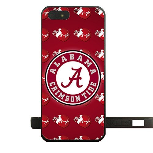 NCAA Alabama Crimson Tide (Roll Tide) College Football Custom Shockproof Rubber Case By S and S Accessories(TM) for iPhone 5C