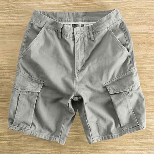 Men's Cargo Shorts Relaxed Fit Zip Off Casual Stretch Outdoor Work Shorts 2026 Summer Lightweight Multi Pockets Hiking Pants - 5